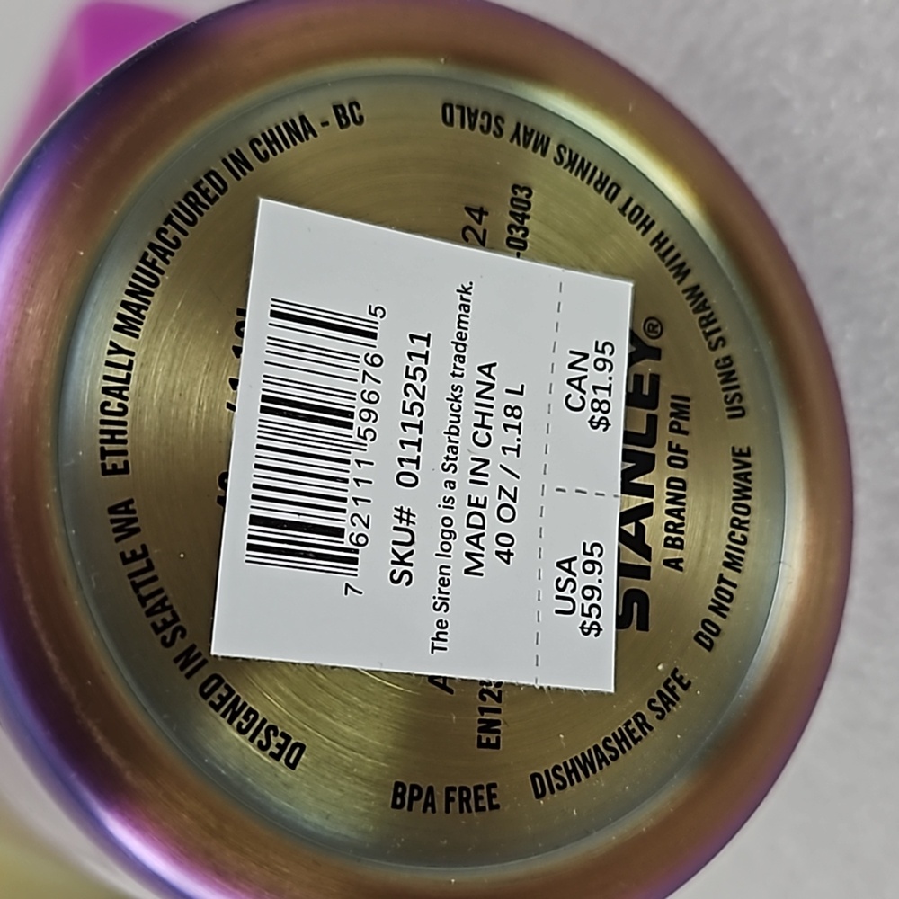 Stanley x Starbucks NWT Tumbler 2024 Limited Edition - Picture 4 of 4